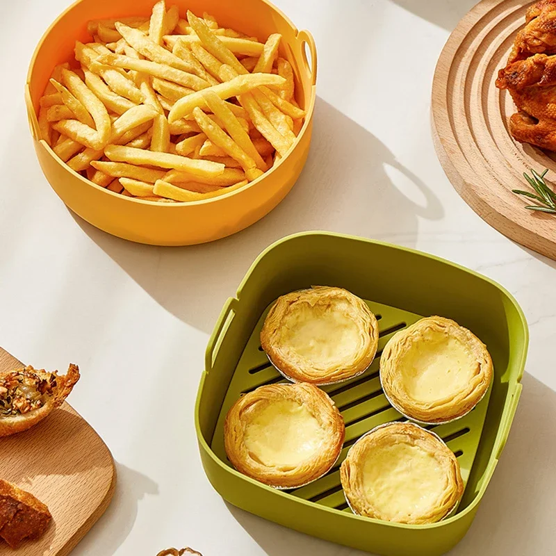 Forros redondos para fritadeir - Air Fryer Silicone Pot Liner avaliação e preço