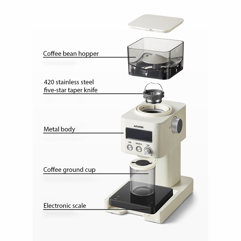 Moedor de café elétrico, rebar - Coffee Bean Grinder Electric avaliação e preço