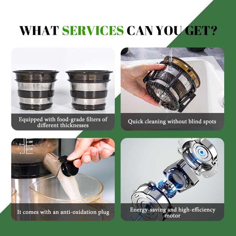 Máquina Extratora de Suco Auto - Electric Slow Juicer Cold Press avaliação e preço