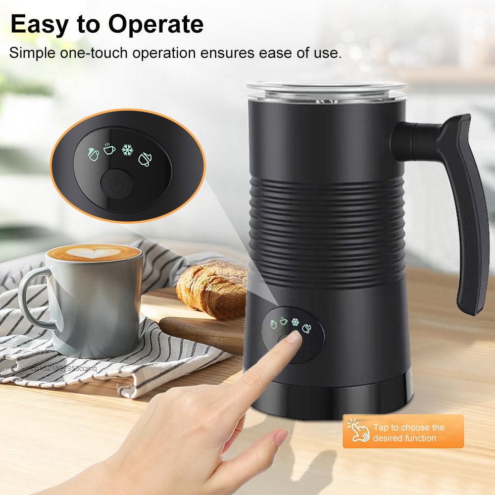 Espuma de leite elétrica autom - Electric Milk Frother Handheld avaliação e preço