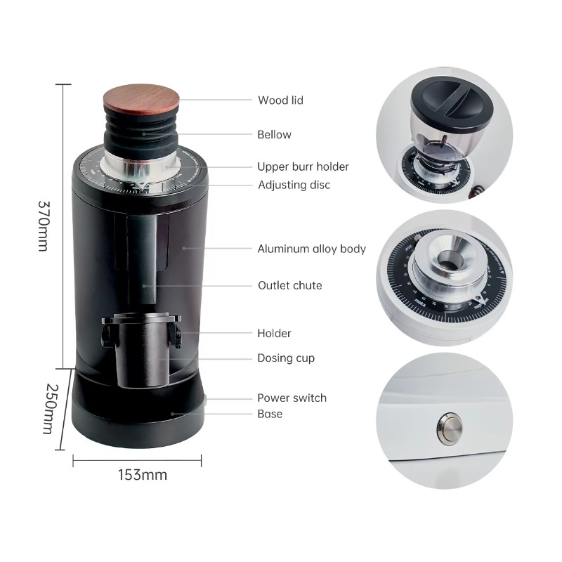 Moedor de Café Profissional DF - Coffee Bean Grinder Electric avaliação e preço