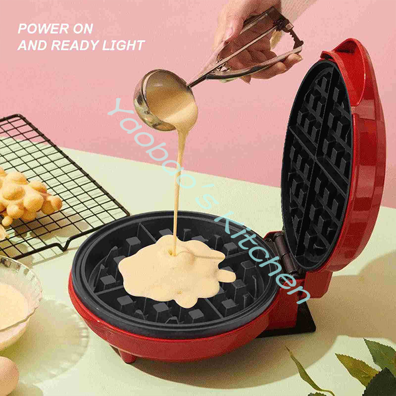 Mini elétrica portátil grill w - Mini Waffle Maker Machine avaliação e preço