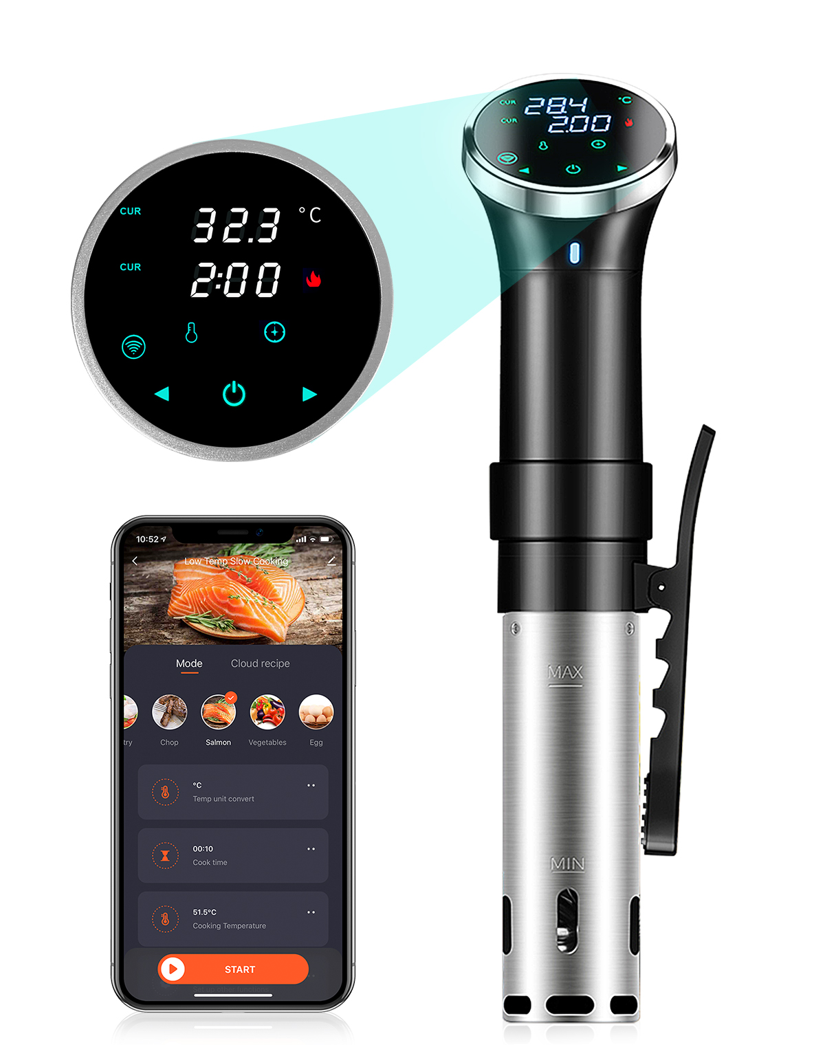 Circulador de Imersão Sous Vid - Digital Sous Vide Precision Cooker avaliação e preço